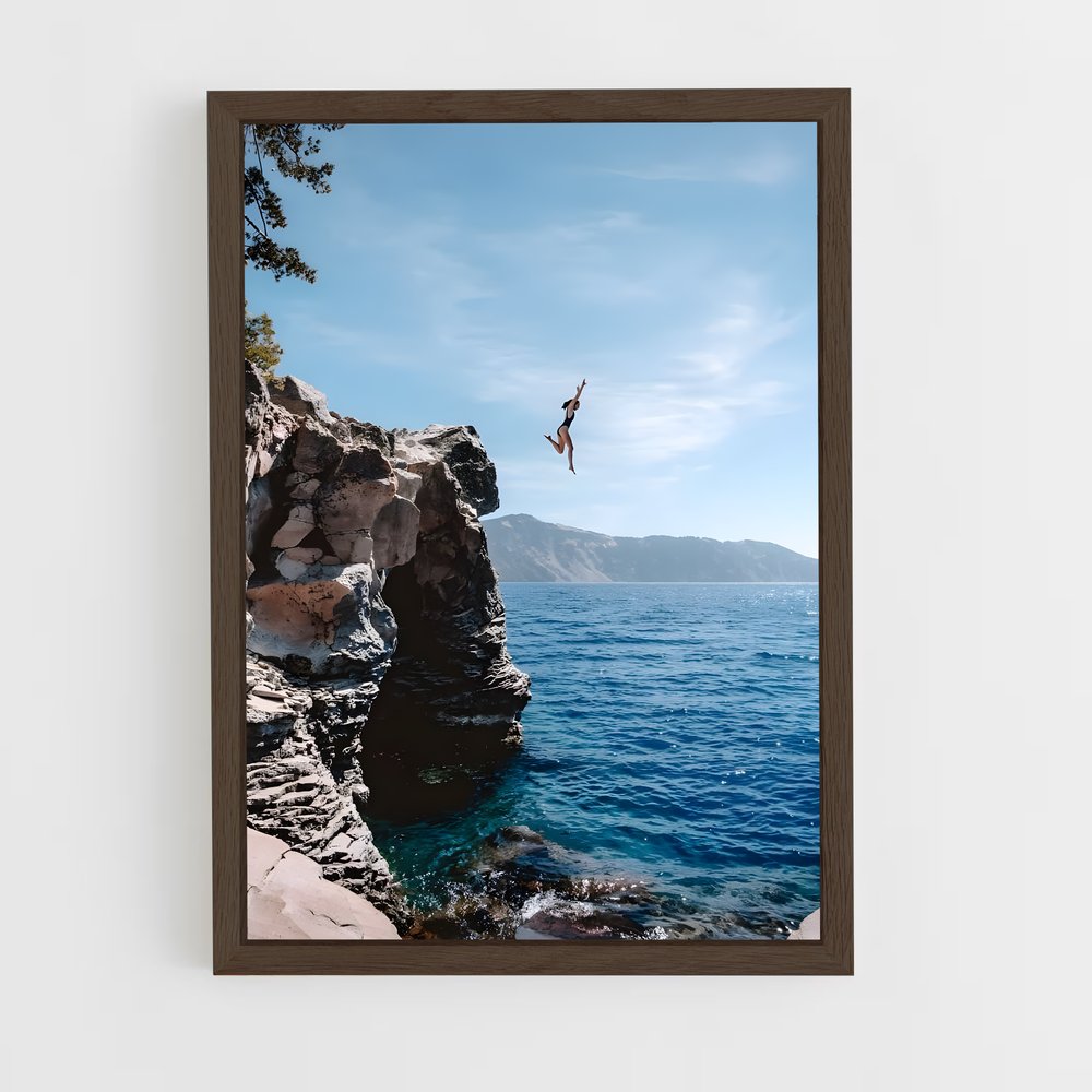 Poster Plongée Vertigineuse – affiche Plongeon de falaise (vue 5)